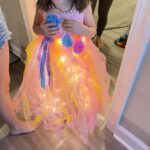 Unicorn Girls LED Light Up Princess Dress photo review