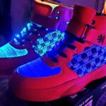 Fiber Optic USB Rechargeable Sneakers photo review