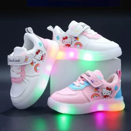 Hello Kitty LED Light Kids Shoes