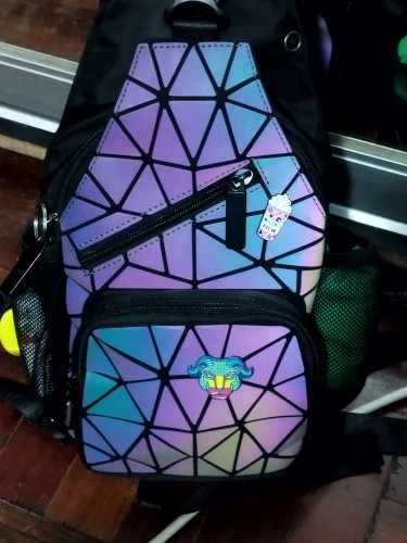 Geometric Luminous  Chest bag photo review