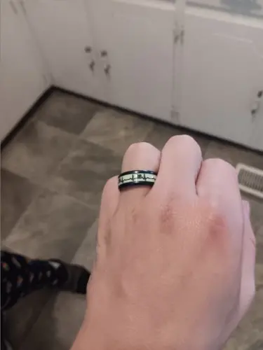 Glow In the Dark Ring Stainless Steel photo review