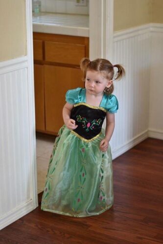 Anna Princess LED Dress Cosplay Costume photo review