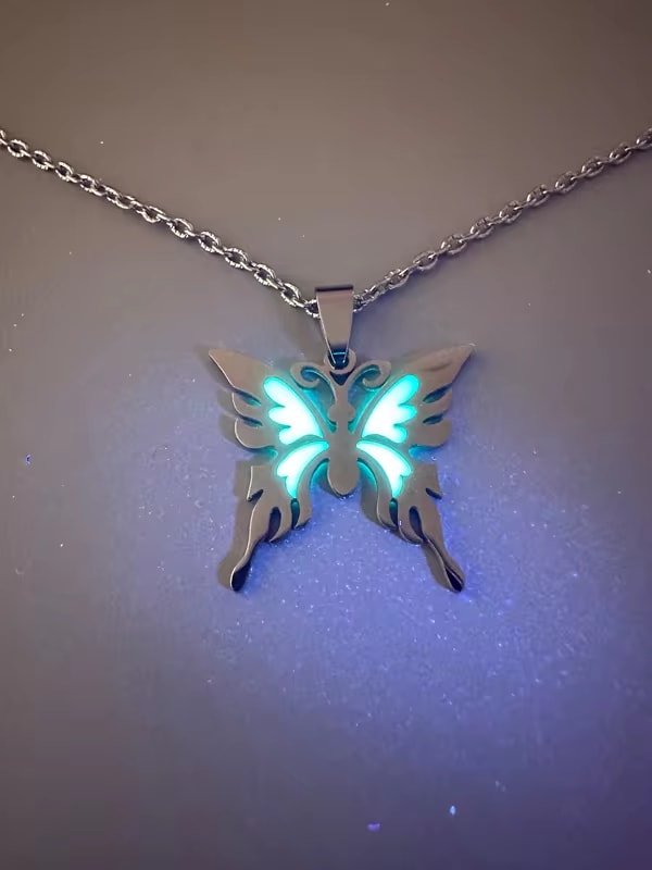 Luminous Glowing Butterfly Pendant photo review