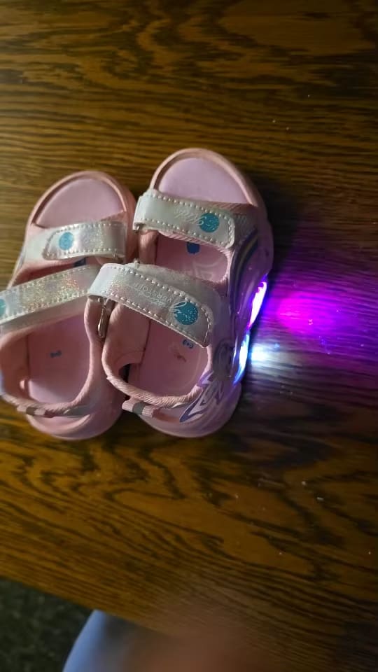 Children's LED Light Summer Sandals photo review