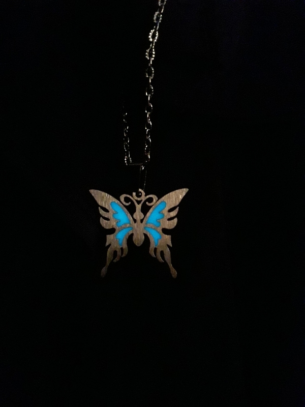 Luminous Glowing Butterfly Pendant photo review